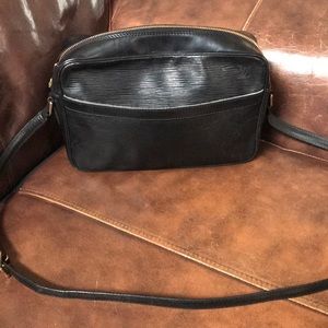 Louis Vuitton black epi leather crossbody bag